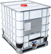 Zbiornik na wodę 1000 l z żelazną ramą - HDPE IBC