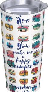 ZISHAK Kubek 'You Make Me Happy Camper' - Wielokrotnego Użytku