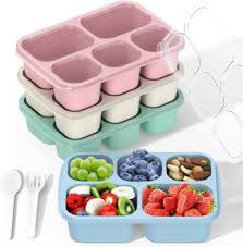 Pudełko Bento MEEYUU z 4 Przegródkami - Wielokrotnego Użytku