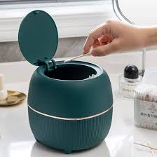 Mini kosz na śmieci FIYSON z pokrywką 16 cm